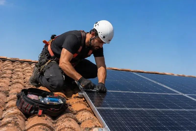 Maintenance et monitoring de panneaux solaires à Prévessin-Moëns