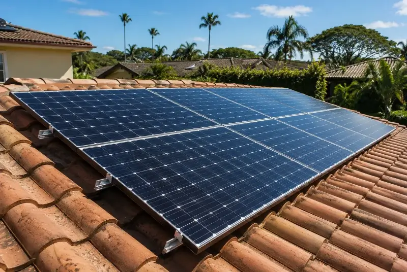 Installation de panneaux solaires à Prévessin-Moëns